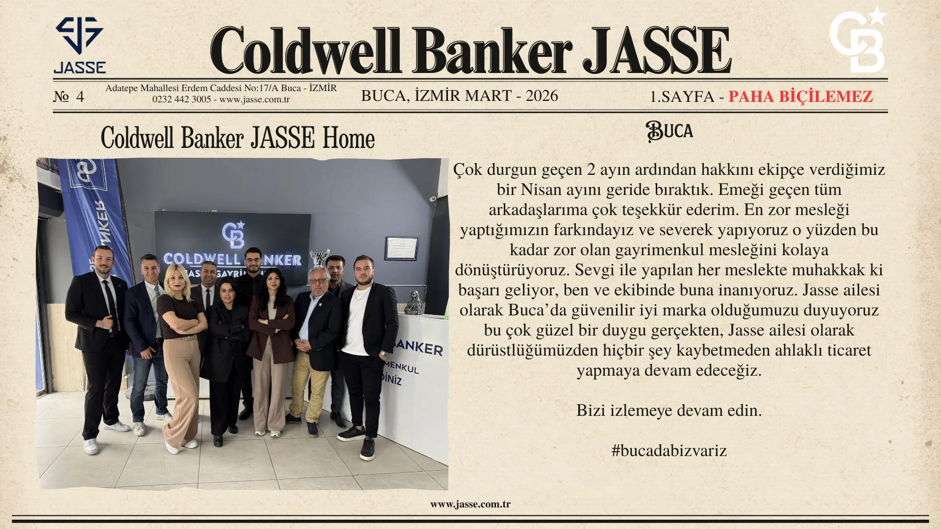 JASSE GAZETESİ NİSAN SAYISI